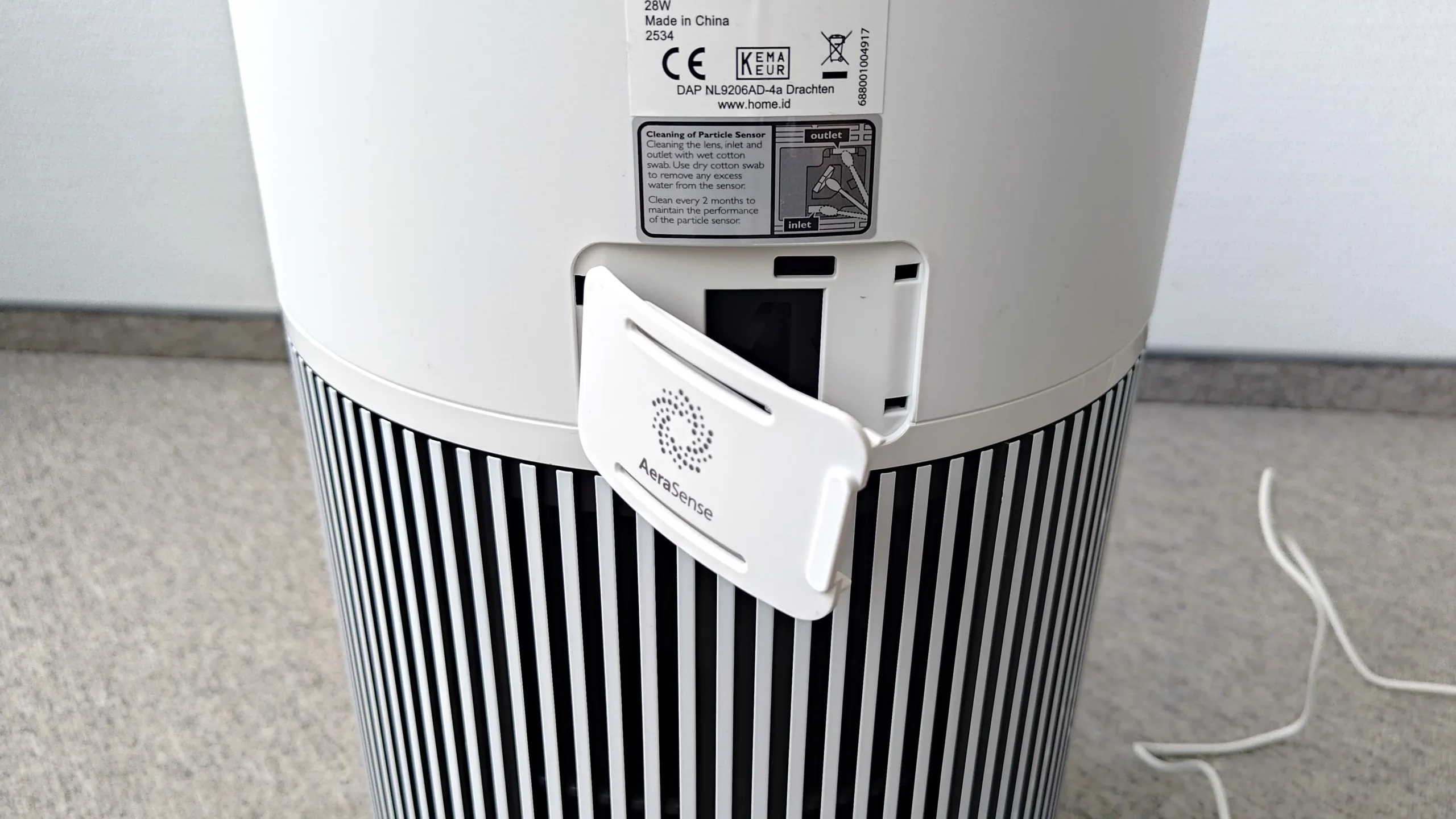 Czujnik AeraSense w Philips AC2220/10. Materiały własne Ranking-Oczyszczaczy.pl