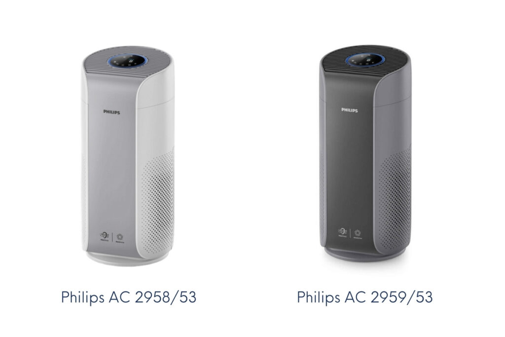 Philips AC2959/53 i AC2958/53 zestawienie