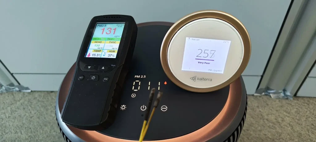 Philips AC3421 spóźniona reakcja czujnika.