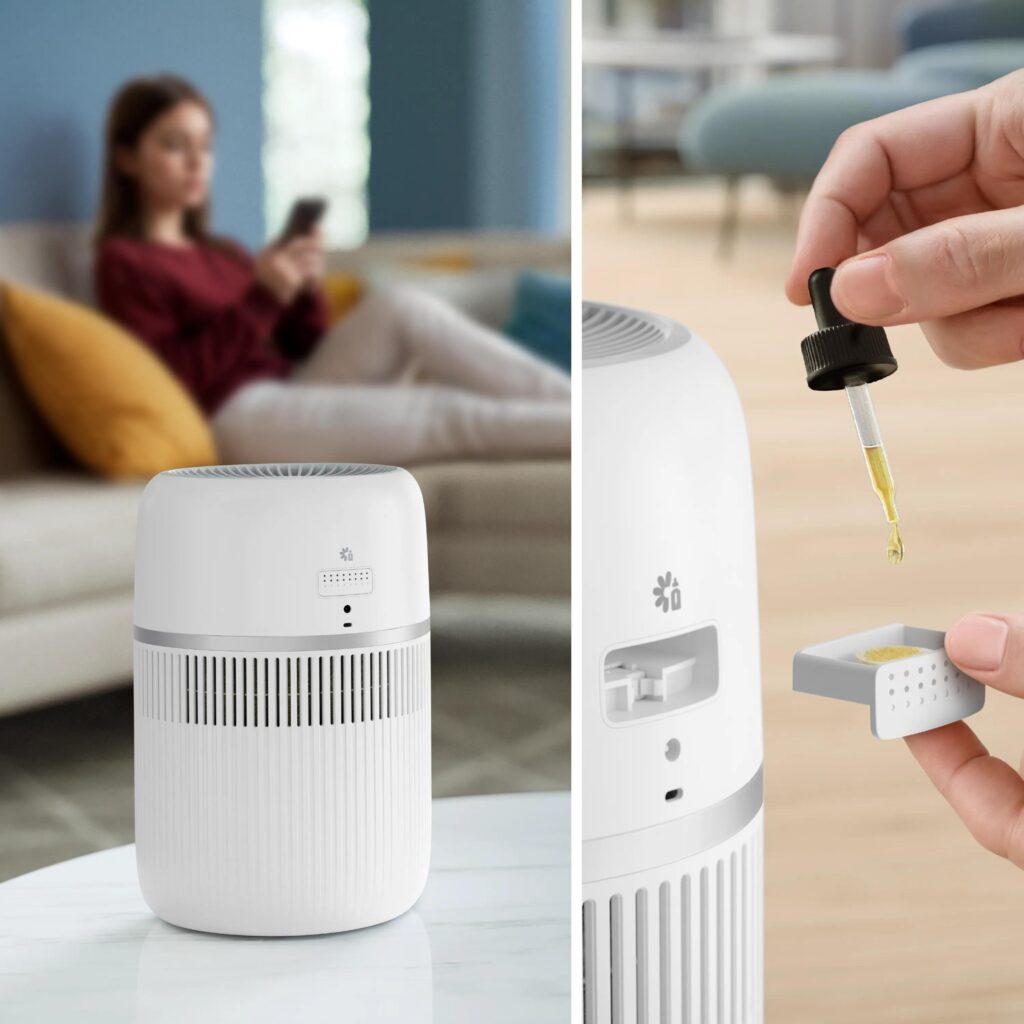 Philips HU4210/04 - olejek eteryczny i funkcja aromaterapii. Materiały producenta Philips