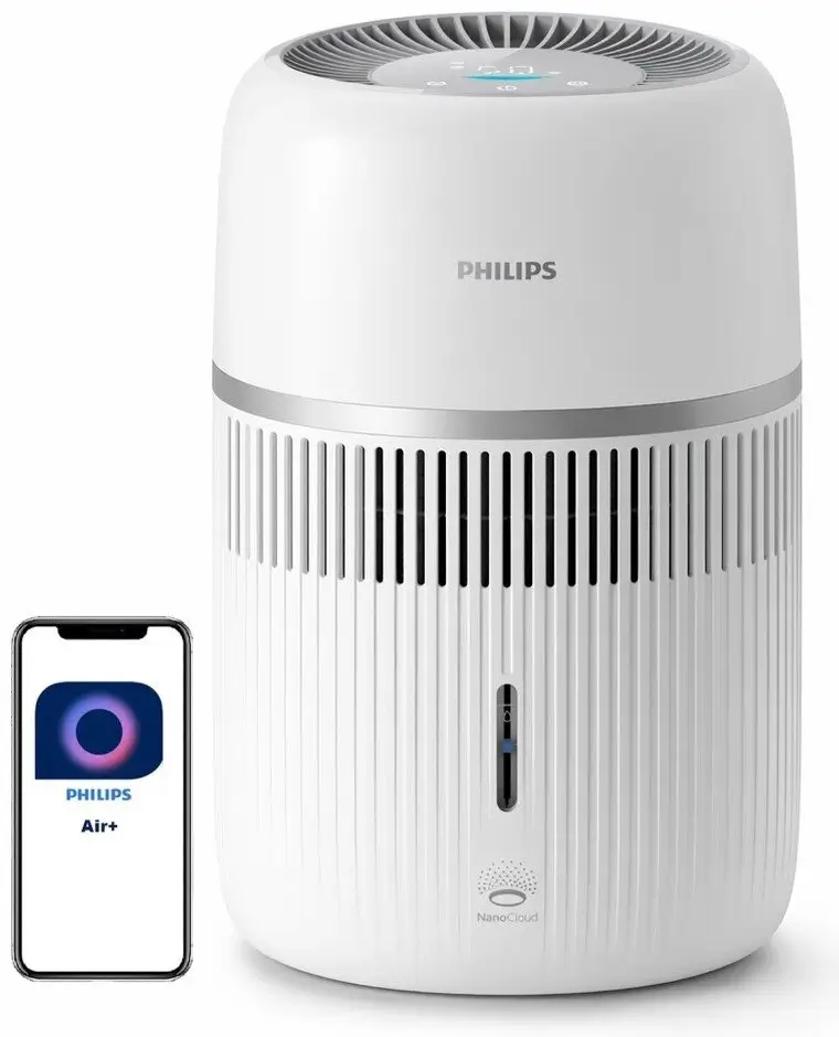 Philips HU4210/04 od przodu z aplikacją mobilną. Materiały producenta Philips