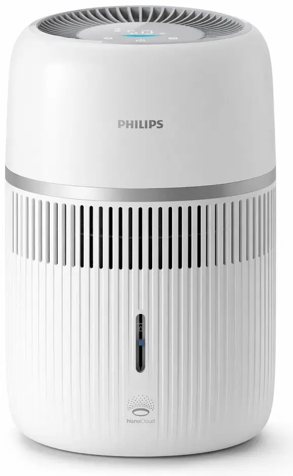 Nawilżacz powietrza Philips HU4210/04 widziany od przodu. Materiały producenta Philips