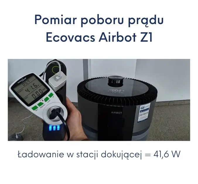 Pobór prądu w oczyszczaczu Airbot Z1