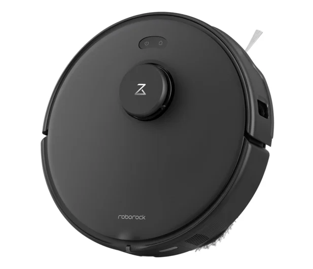 Roborock Qrevo Edge w wersji czarnej widziany od góry. Materiały producenta Roborock