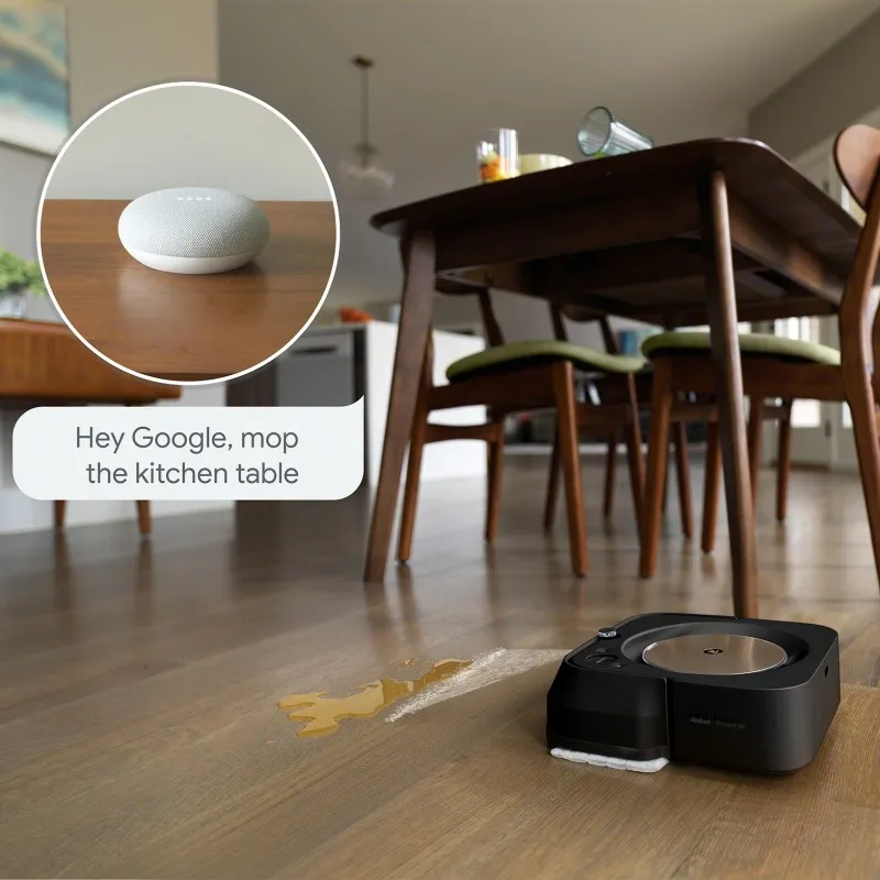 Sterowanie głosowe w robocie iRobot Braava Jet M6 m6132. Materiały producenta iRobot