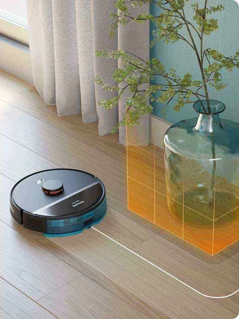 Strefy wyłączone ze sprzątania Philips Aqua 3000 XU3100/01. Materiały producenta Philips