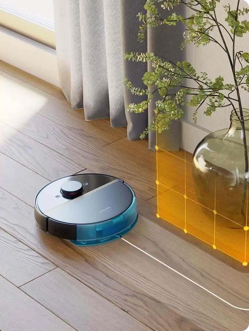 Tworzenie stref zakazanych dla robota Philips Aqua 7000. Materiały producenta Philips