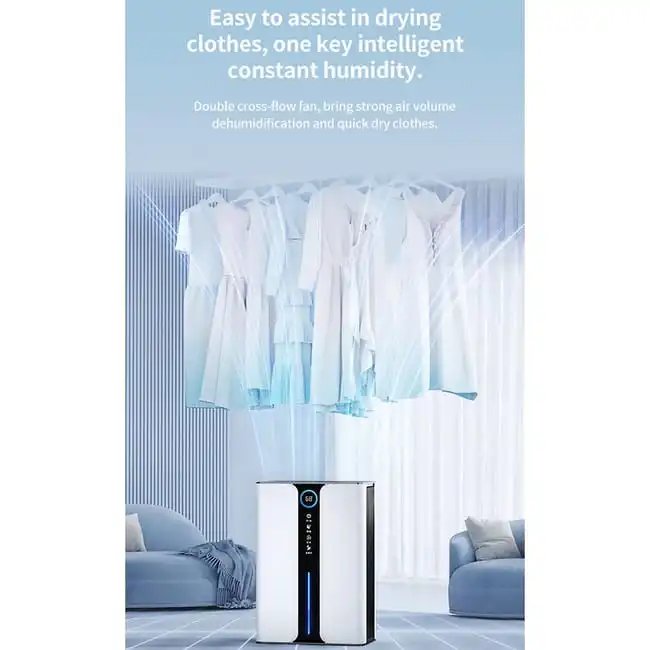 Suszenie prania za pomocą osuszacza Norada. Źródło: Norada.pl