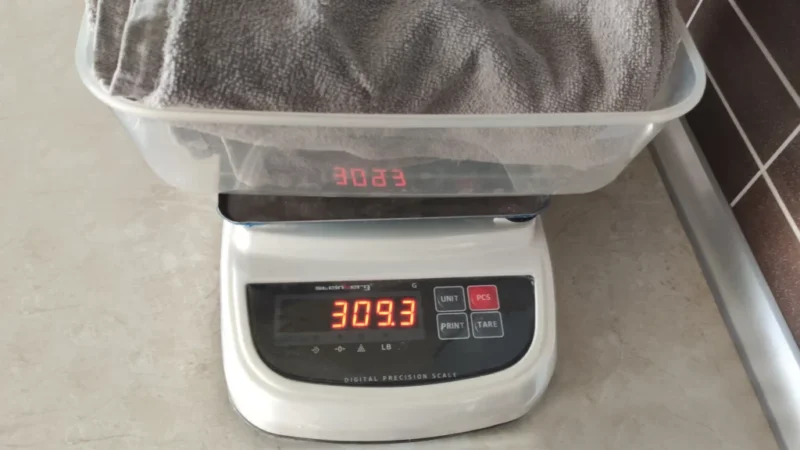 Fersk Torr 20 - test suszenia prania. Waga prania