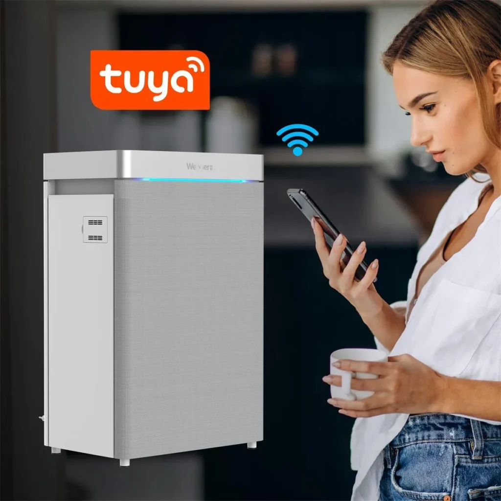 Webber AP9750 aplikacja mobilna Tuya Smart.