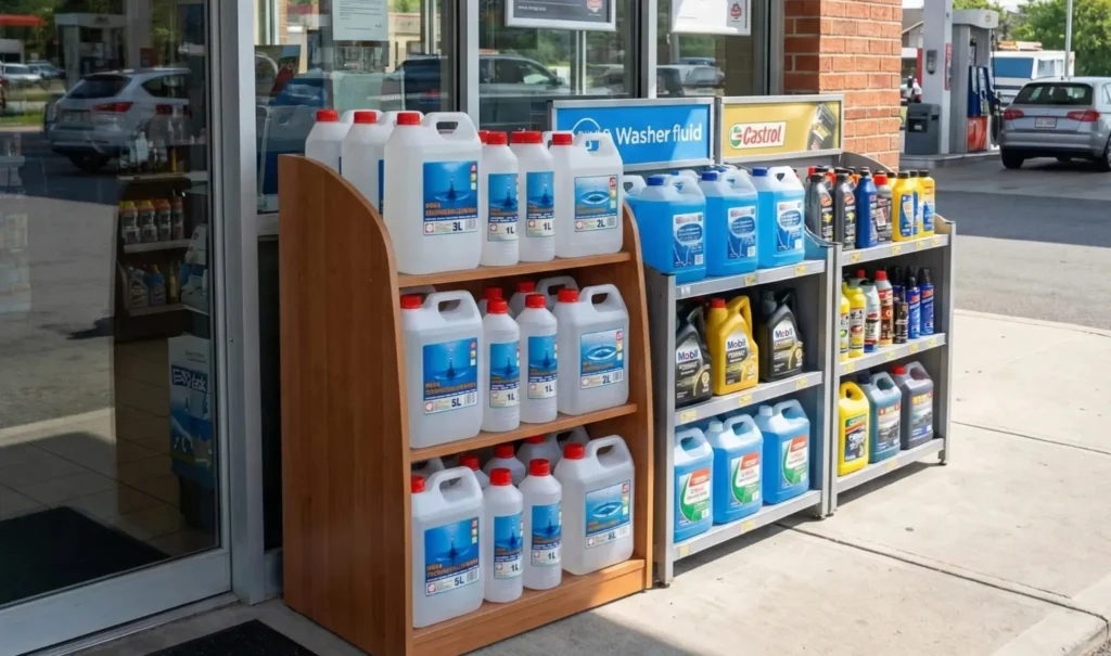 Woda demineralizowana na stacji benzynowej. Źródło: Materiały własne ranking-oczyszczaczy.pl