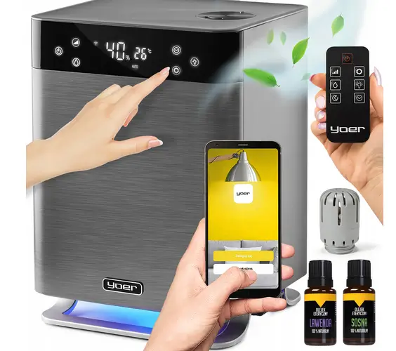 Nawilzacz Yoer Aqua Cube. Materiały producenta Yoer